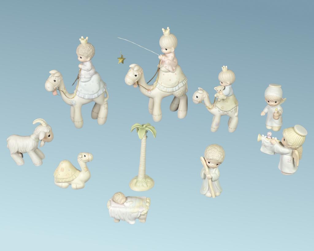 Precious Moments Christmas Nativity Set Figurines (1 of 8)