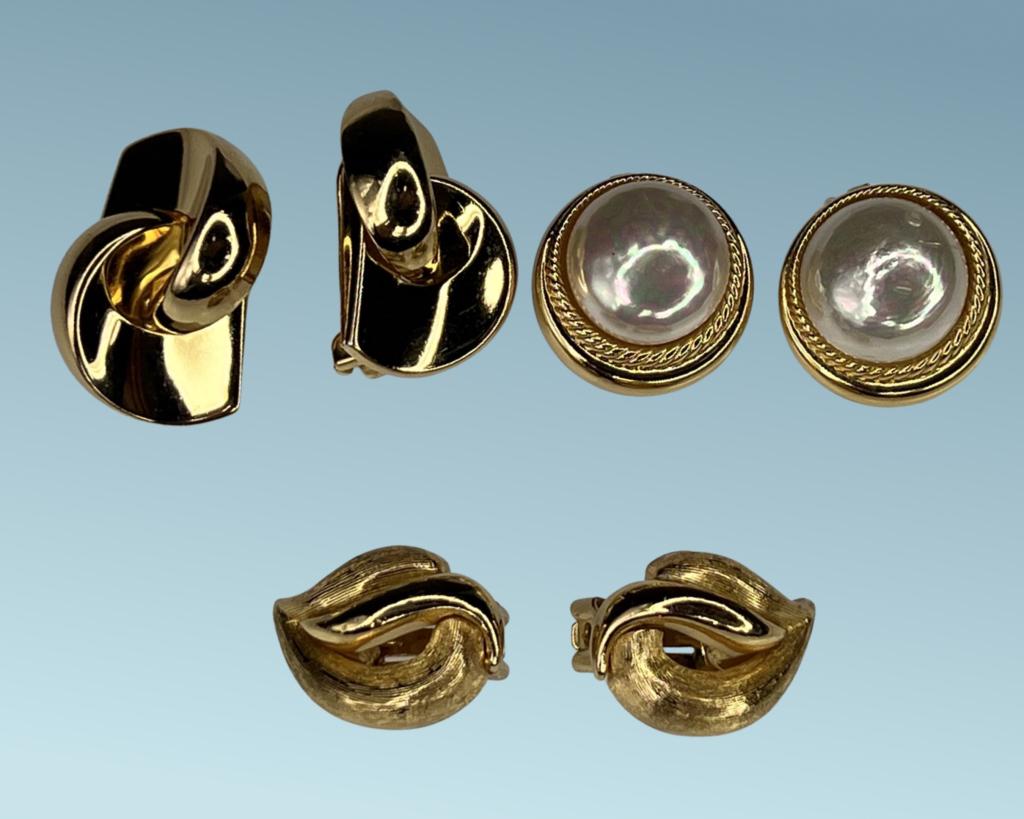 Christian Dior Jewelry- 3 Pairs of Earrings (1 of 7)