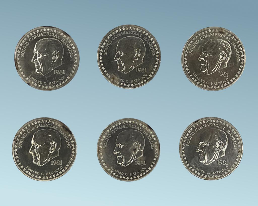 Four 1 oz Fine Silver Rounds Sound Commercial Bank (1 of 2)