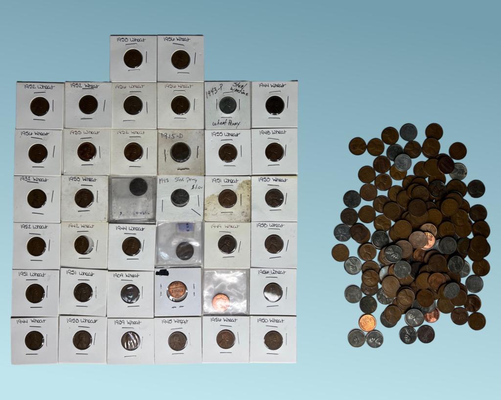 Wheat Penny One Cent US Coins Collection (1 of 8)