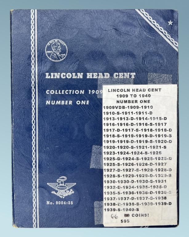 66 Coin Wheat Penny Collection 1909vdb-1940 (1 of 3)