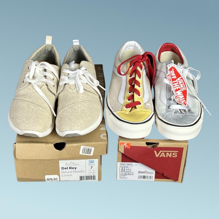 Vans Classic Slip-On Shoes & Toms Del Rey Shoes (1 of 7)