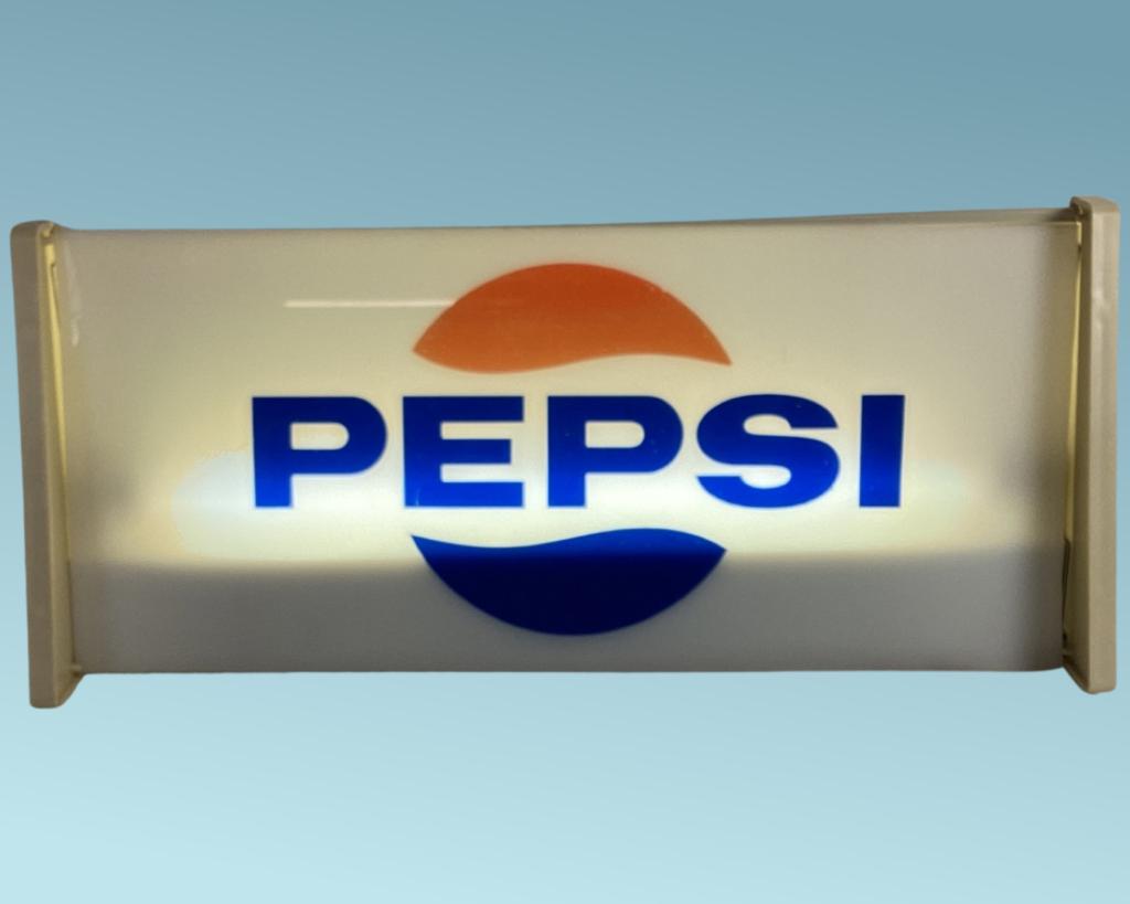 Vintage Pepsi Cola Light Up Advertising Sign (1 of 1)