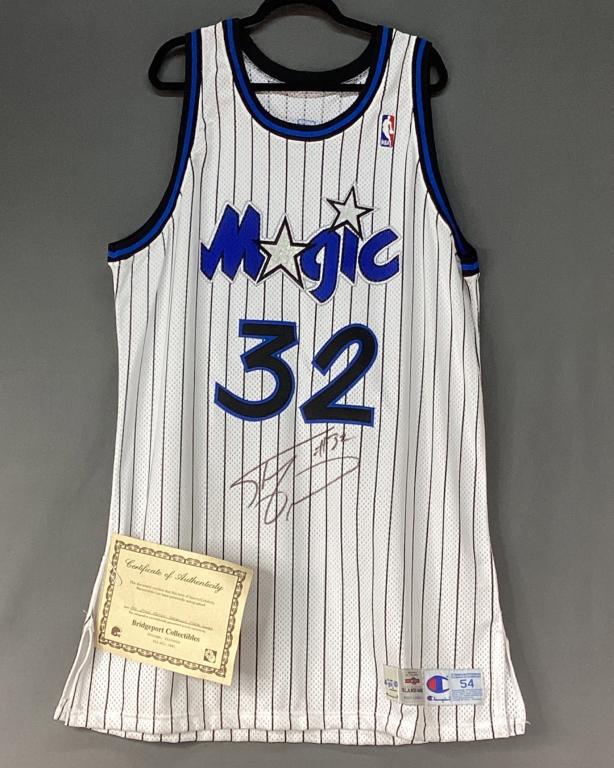 Shaquille O'Neal Magic Autographed Pro Style Jerse (1 of 5)