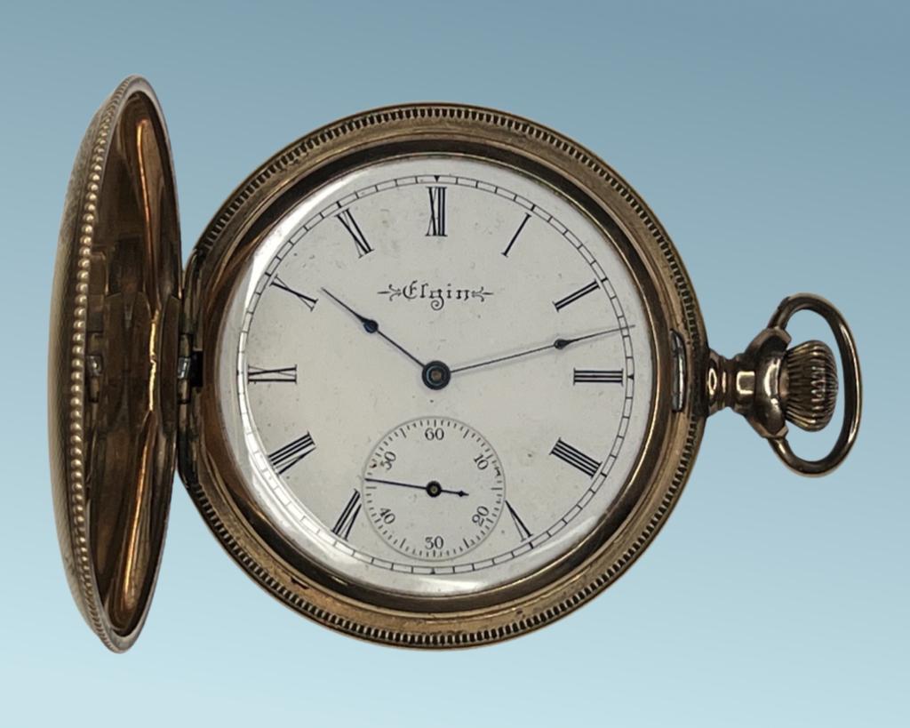 Antique Elgin 15 Jewels Pocket Watch in GF Case (1 of 6)