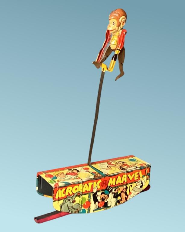 1930's Marx Acrobatic Marvel Tin Litho Wind Up Toy (1 of 7)