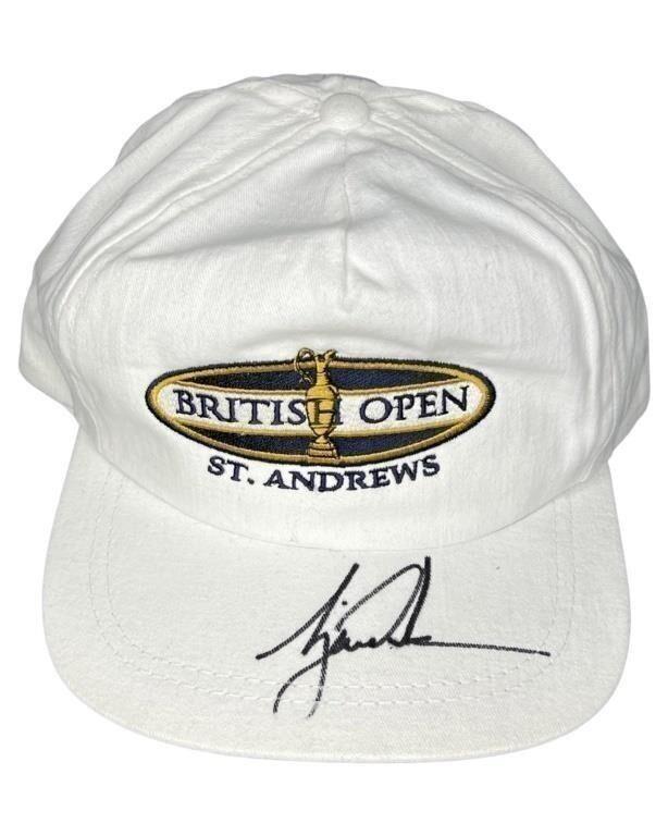 Tiger Woods Signed British Open Golf Cap/ Hat (1 of 6)