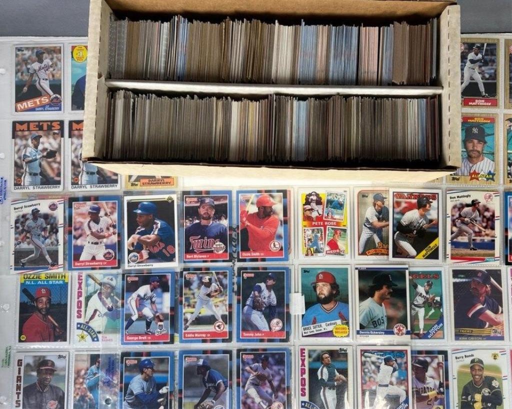 2000+ 1980's Baseball Cards loaded with Stars (1 of 5)