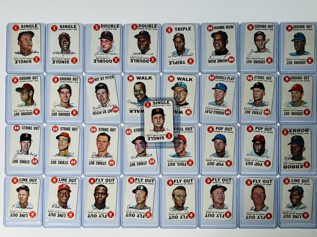 1968 Topps Game Card complete set  Mantle, Mays (1 of 6)