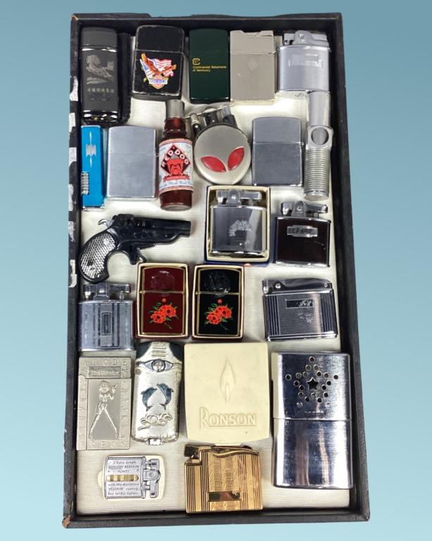 Assortment of Vintage Cigarette Lighters- Ronson (1 of 3)