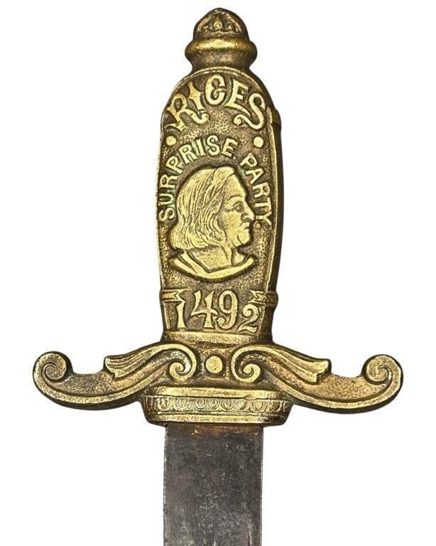 Antique Riceâ€™s Surprise Party 1492 Short Sword (1 of 7)