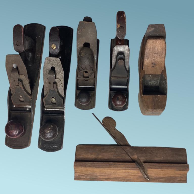 Antique & Vintage Woodworking Metal Planes (1 of 8)