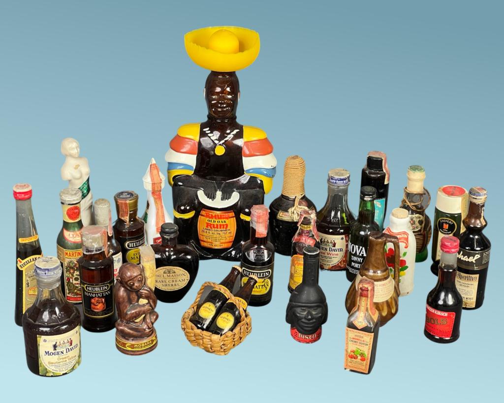 Assortment of Vintage Mini Liquor Bottles (1 of 6)