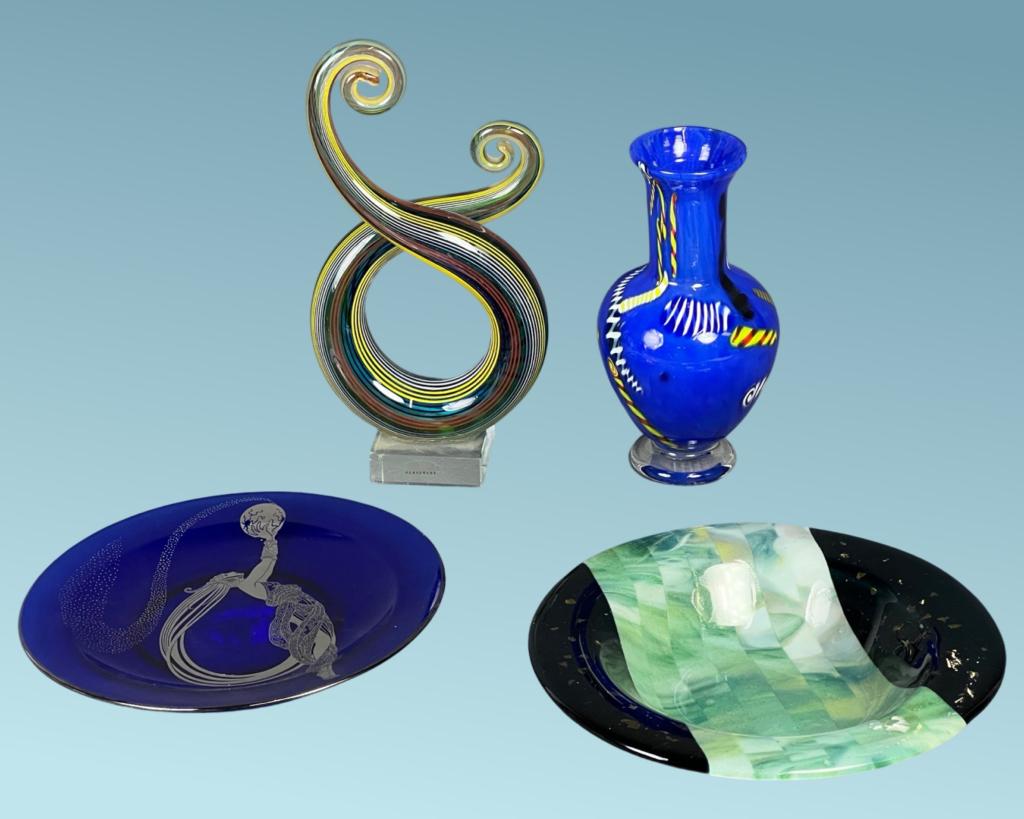 Art Glass- Murano Sculpture, Arthur Allison Vase, (1 of 13)