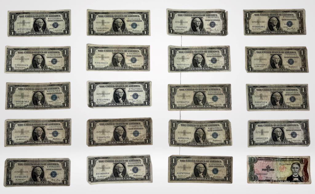 1935 & 1957 US Silver Certificates Dollar Bills (1 of 12)