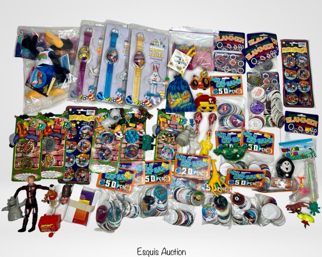 Large Lot of Vintage Milk Cap Game Pieces (1 of 5)