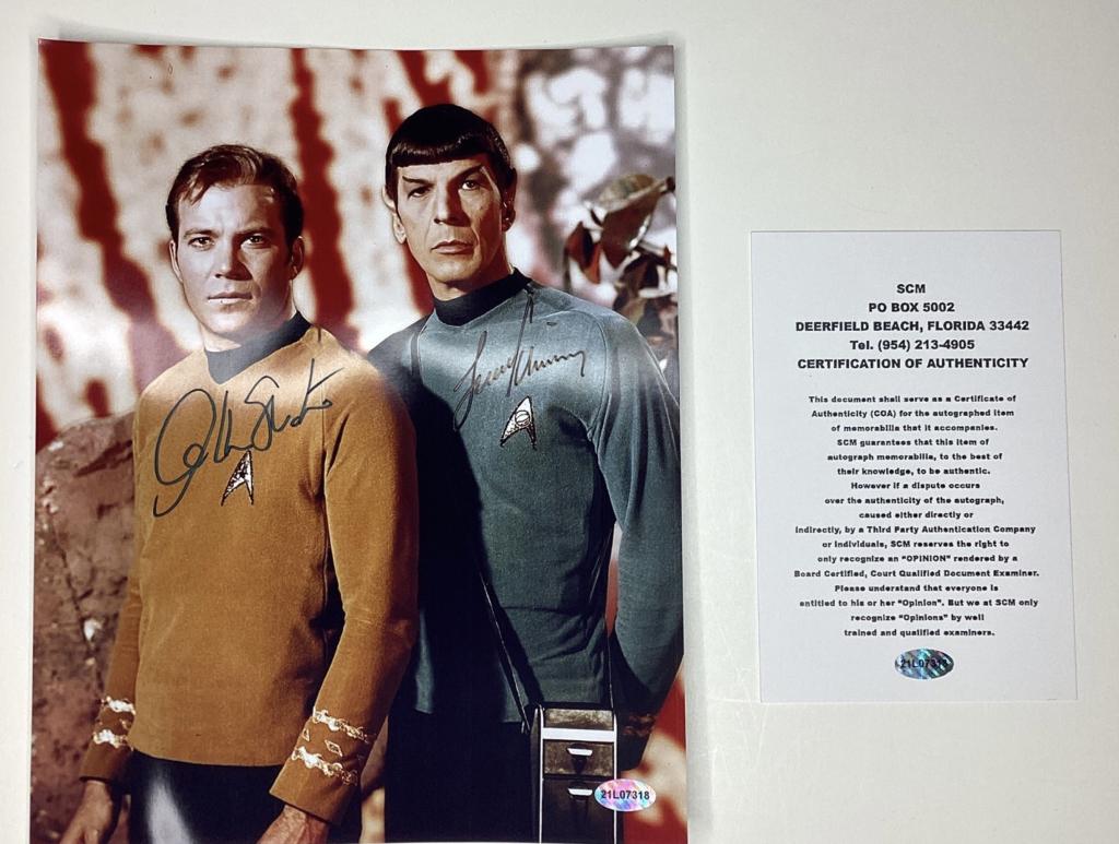 Star Trek Shatner & Nimoy Signed Photograph (1 of 5)
