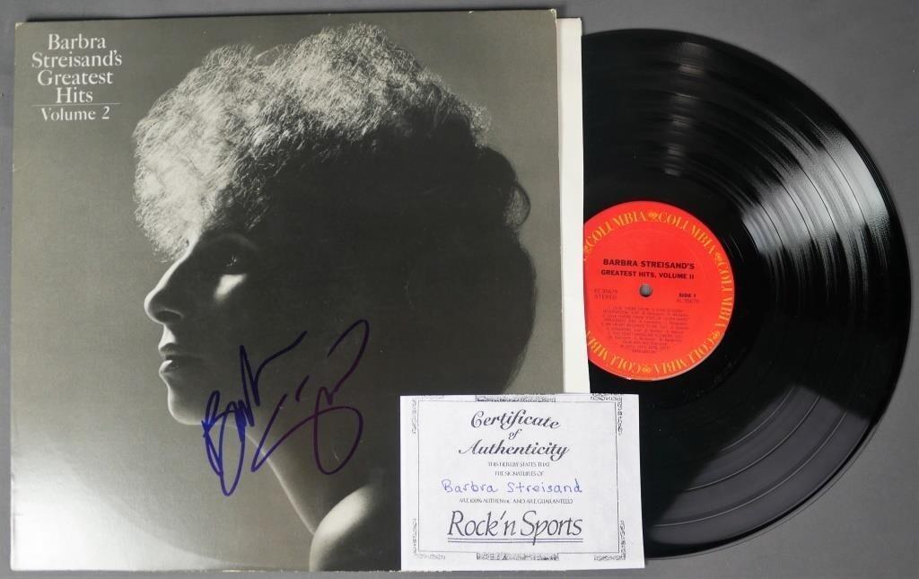 Barbara Streisand "Greatest Hits" Signed Album (1 of 4)