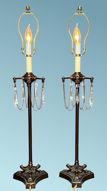 Pair of Neo-Classical Table Lamps (1 of 3)