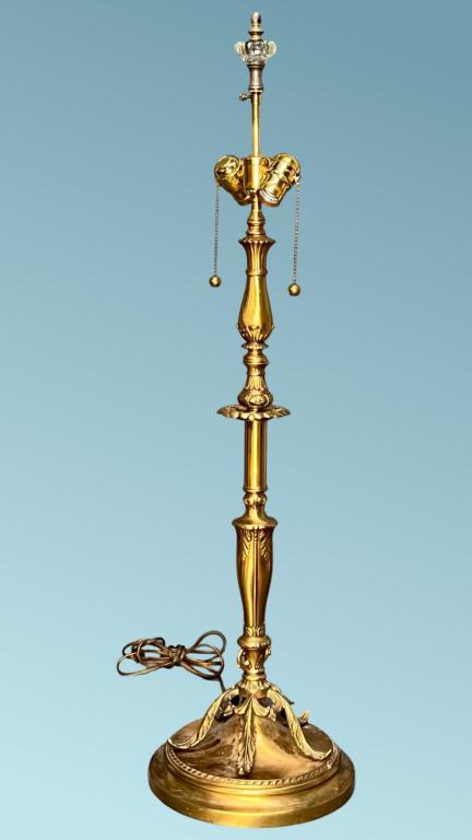 Frederick Cooper Frencj Style Brass Table Lamp (1 of 5)
