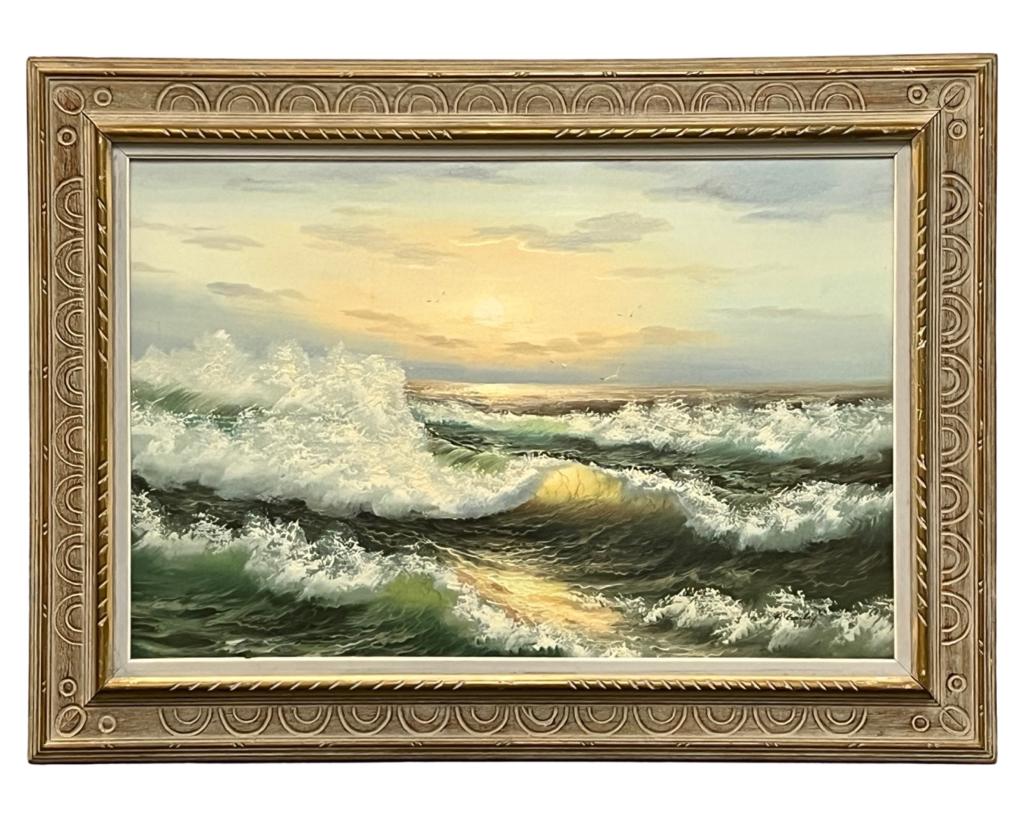 絵画 海 Howard Gailey USA ハワードゲイリー 1986年 購入 - 絵画 絵画 海 Howard Gailey USA ハワードゲイリー 1986年 購入 - 絵画