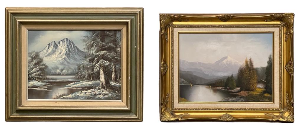 Campbell & C. Berth Landscape Oil Paintings (1 of 7)