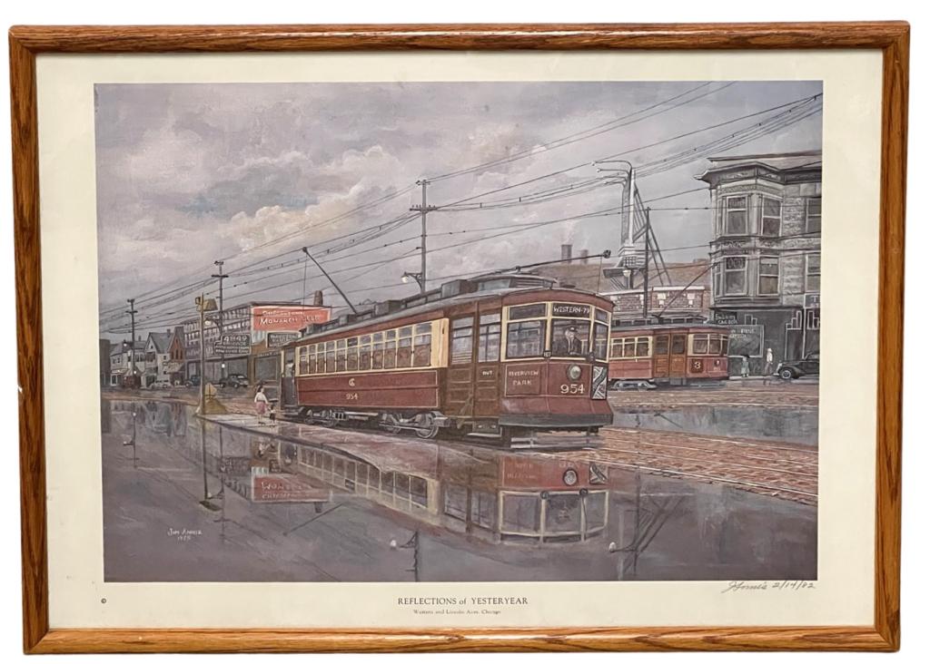 Jim Annis- Reflection of Yesteryear Chicago Signed (1 of 4)