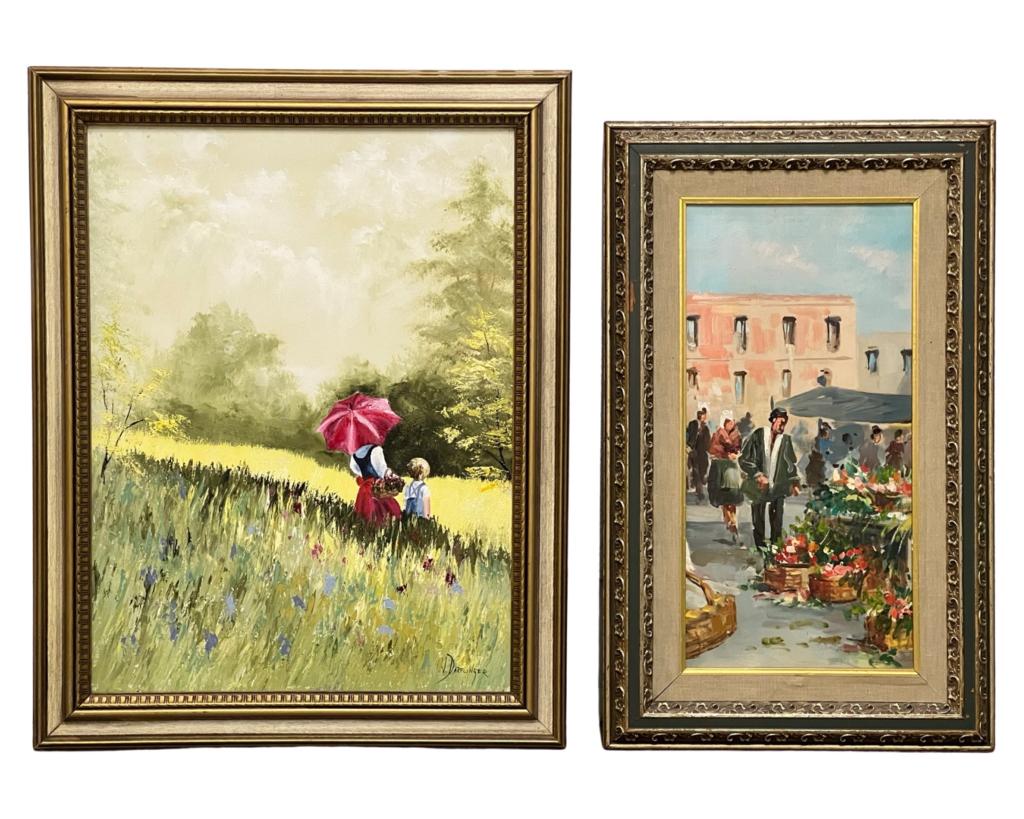 Two Oil Paintings- V. Darflinger (1 of 5)