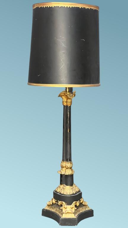 Vintage Empire Style Column Buffet Lamp (1 of 4)