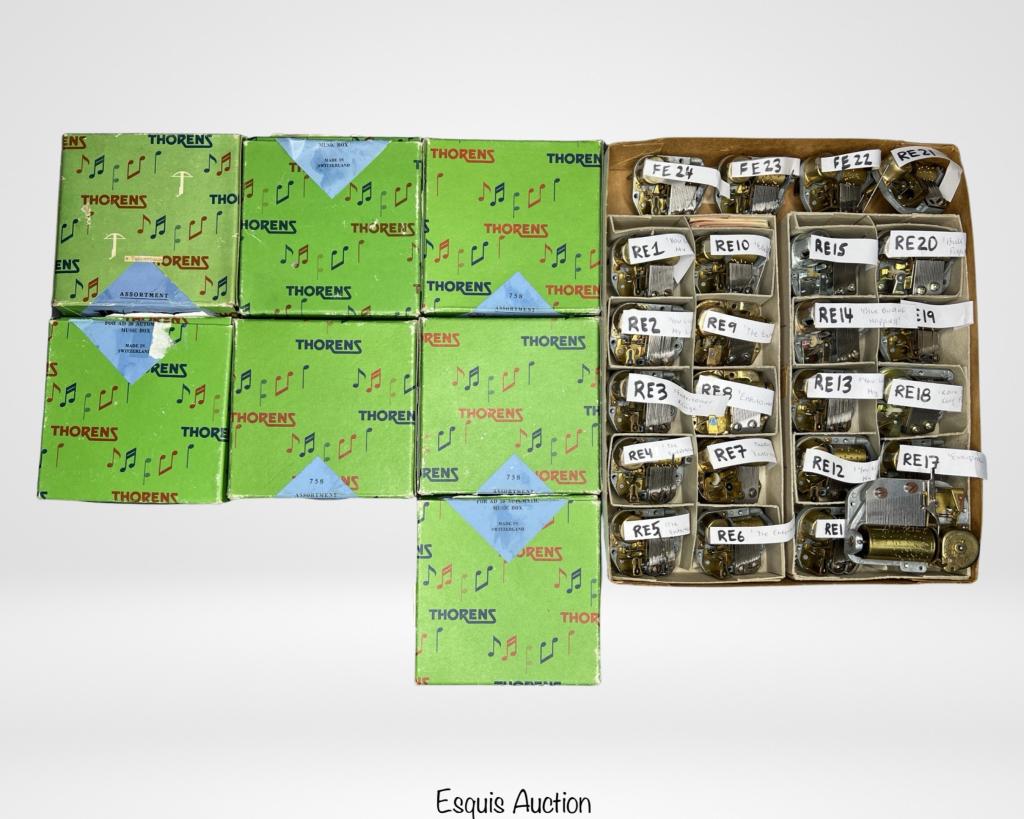 Vintage Thorens Music Box Movements & Metal Discs (1 of 8)