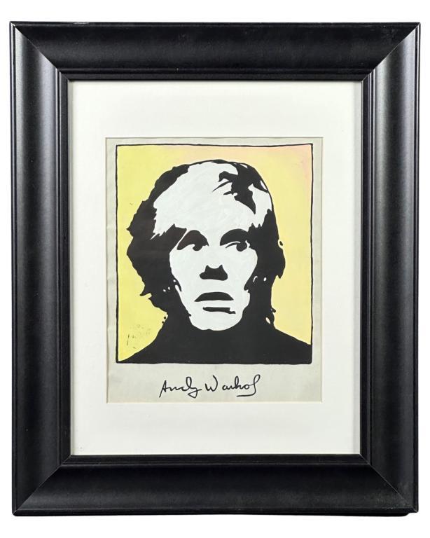 Andy Warhol (in Style) Pop Art Self Portrait (1 of 4)