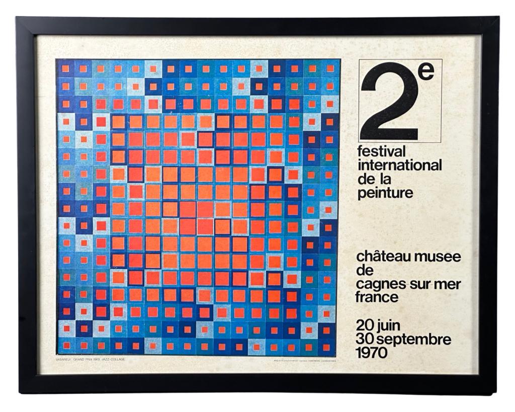 Victor Vasarely- 1970 Art Exhibition Litho Poster (1 of 4)