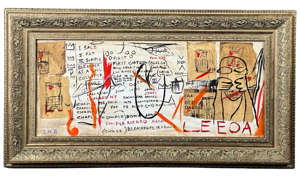 Jean-Michel Basquiat (in style) Mixed Media Art (1 of 7)