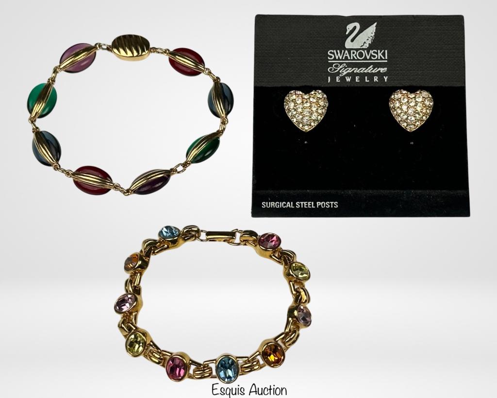 Swarovski Crystal Jewelry- Bracelets & Earrings (1 of 9)