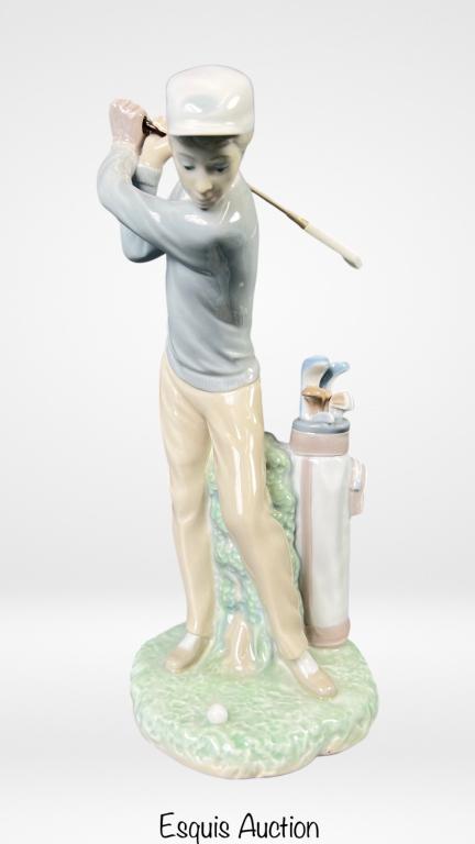 Lladro "Golfer" 4824 Porcelain Figurine (1 of 6)