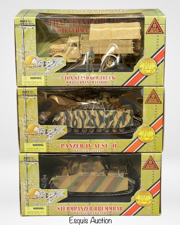 Ulitmate Soldier 1/32 Diecast Miltary Tanks Models (1 of 4)