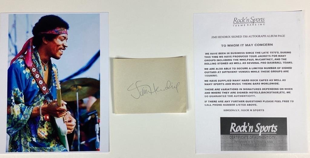 Jimi Hendrix Signature