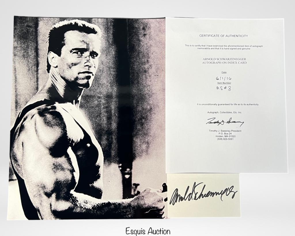 Arnold Schwarzenegger Signature/ Autograph (1 of 4)