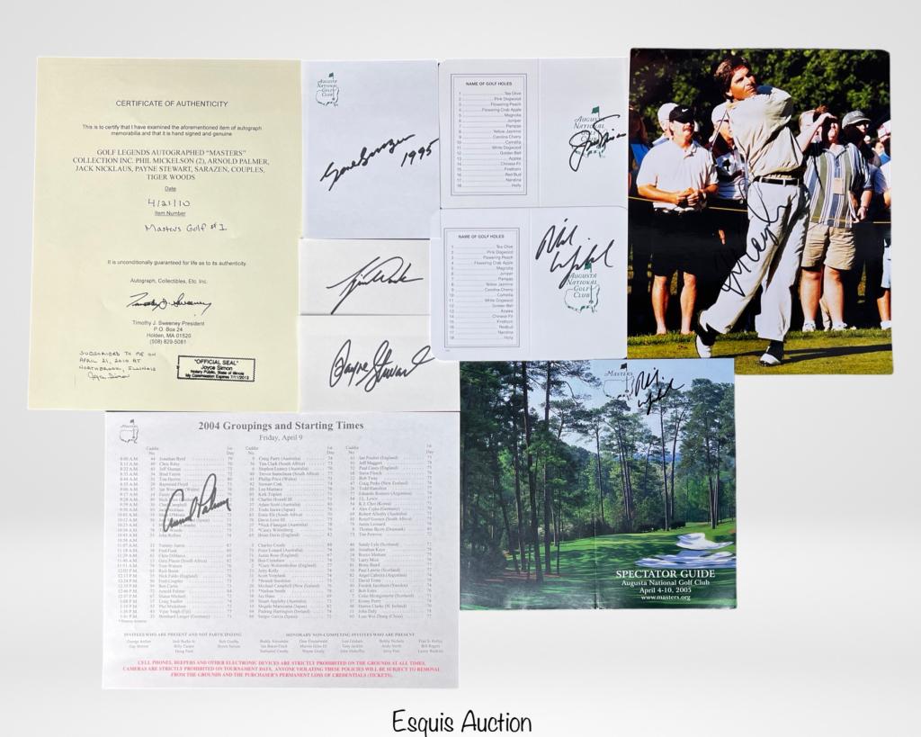 Golf Legends Autograph Collection - Tiger Woods (1 of 10)