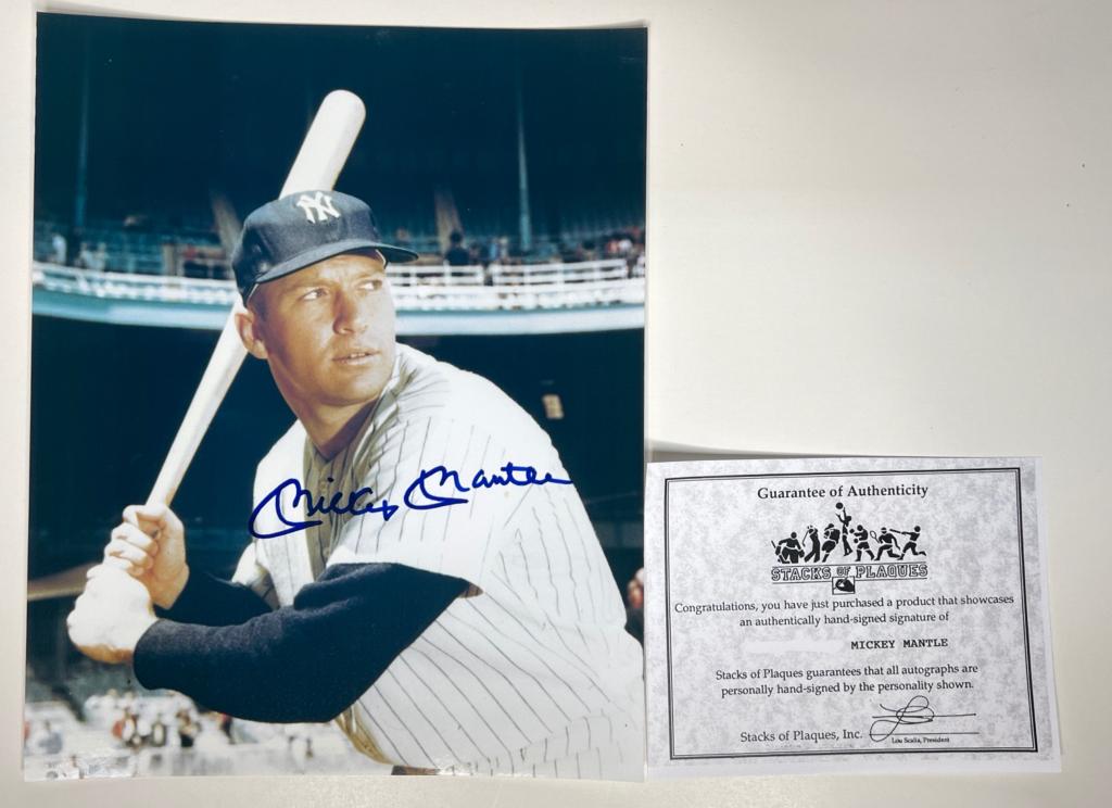 Mickey Mantle Signed/ Autographed Photograph (1 of 4)