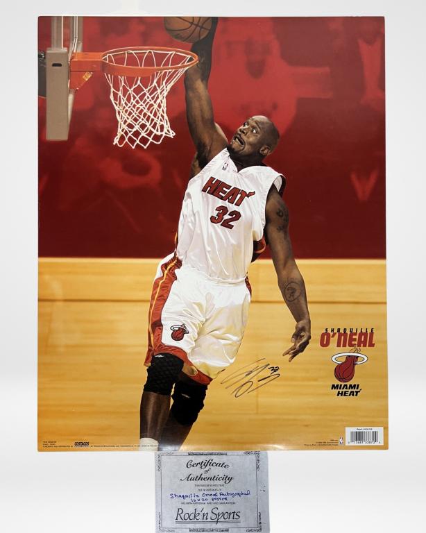 Saquille O'Neal Autographed/ Signed Poster (1 of 4)
