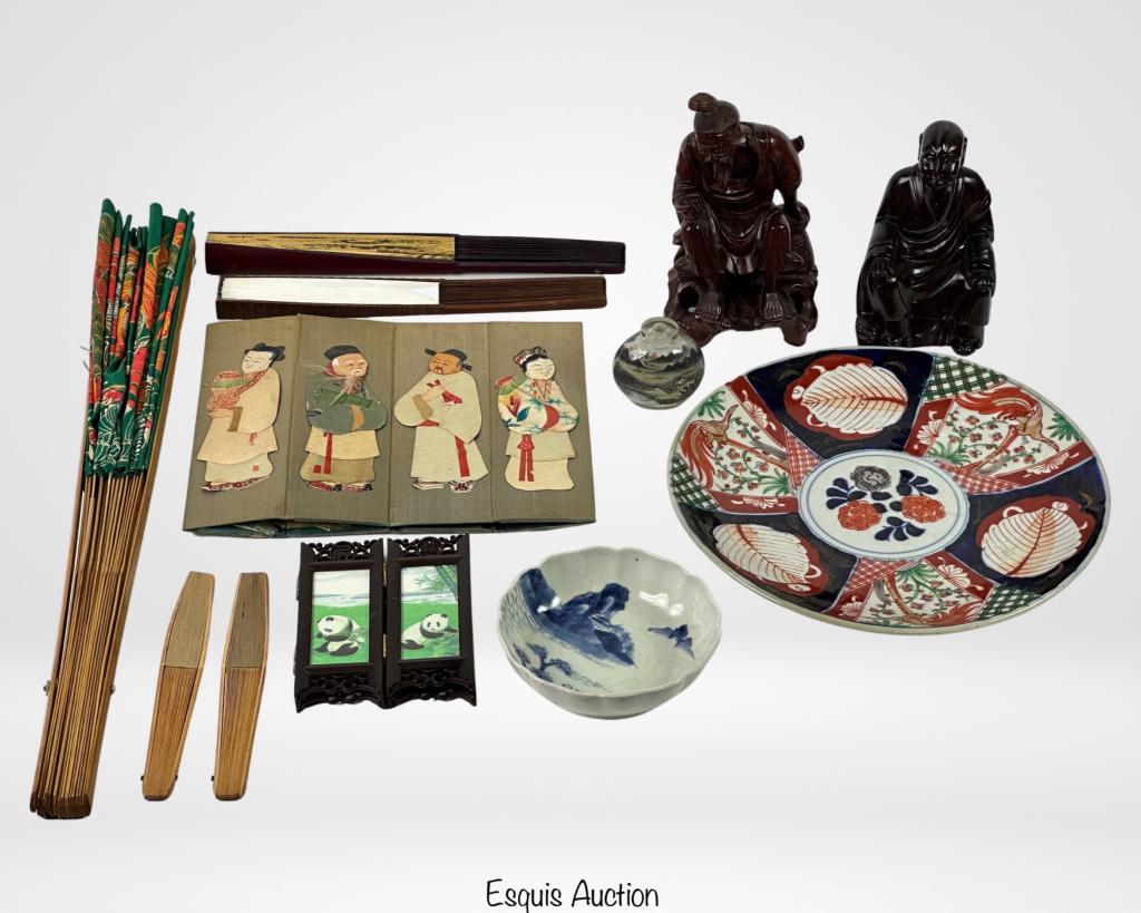 Chinese Collectibles- Charger/ Wood Carved Figures (1 of 13)