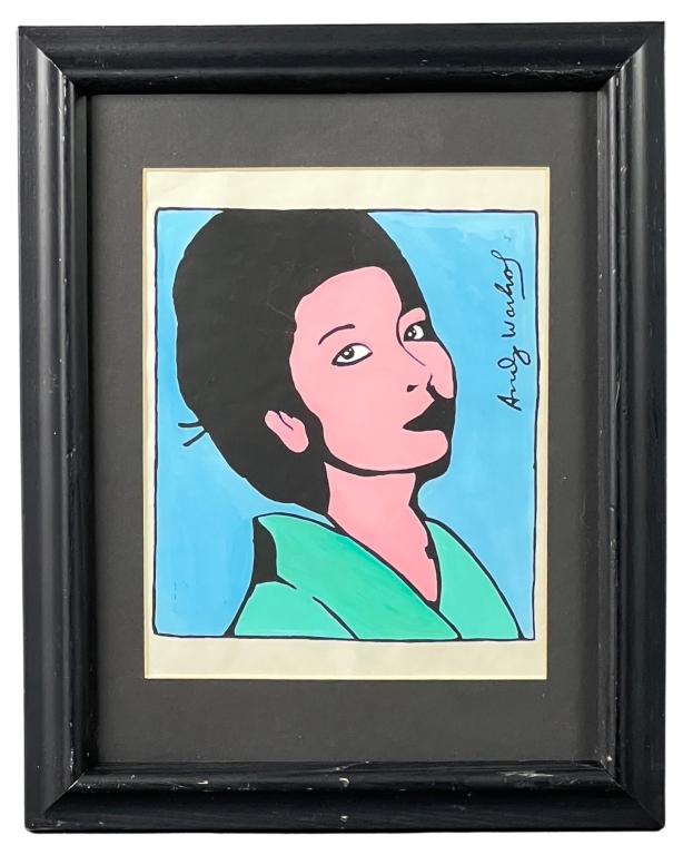 Andy Warhol (in Style) Pop Art Kimiko Powers Drawi (1 of 4)