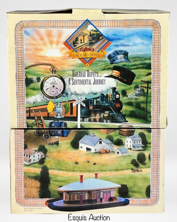 Lefton's Railroad Depots Train Station Models (1 of 5)