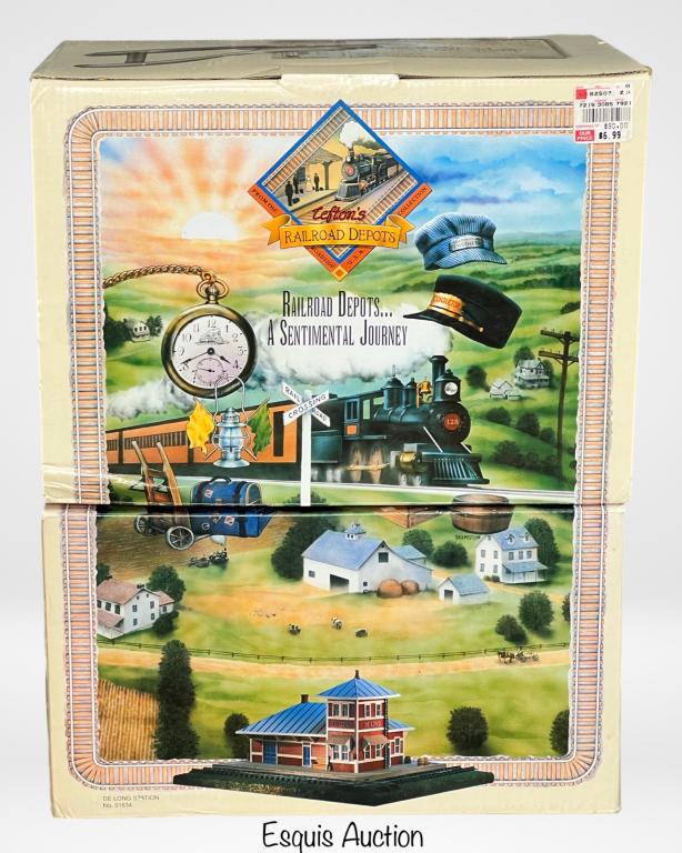 Lefton's Railroad Depots Train Station Models (1 of 4)