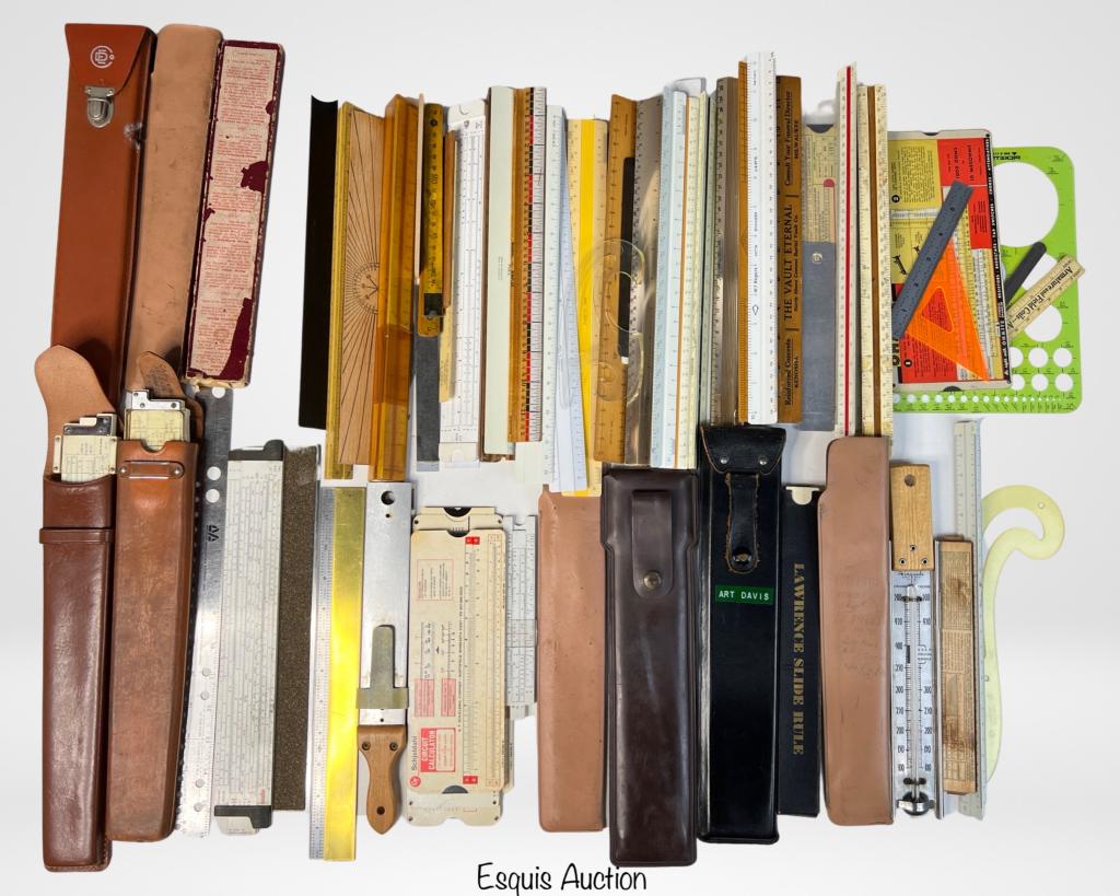 Large Lot of Vintage Slide Rule Calculators (1 of 5)