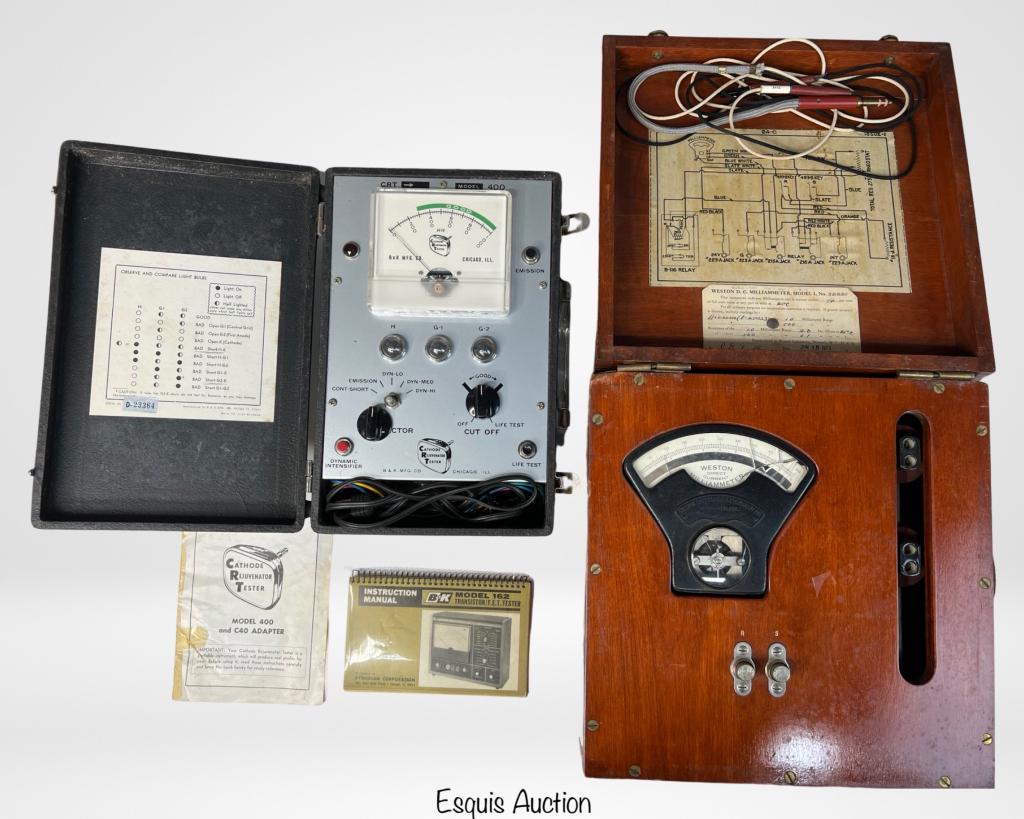 Antique Weston Milliammeter & Transistor Tester (1 of 6)