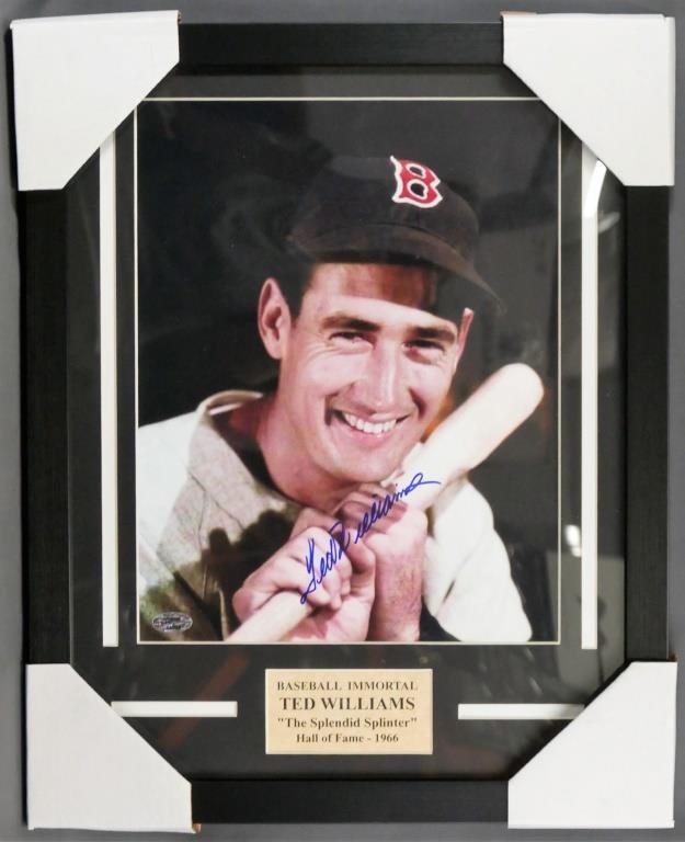 Ted Williams Signed/ Autographed Photograph (1 of 3)