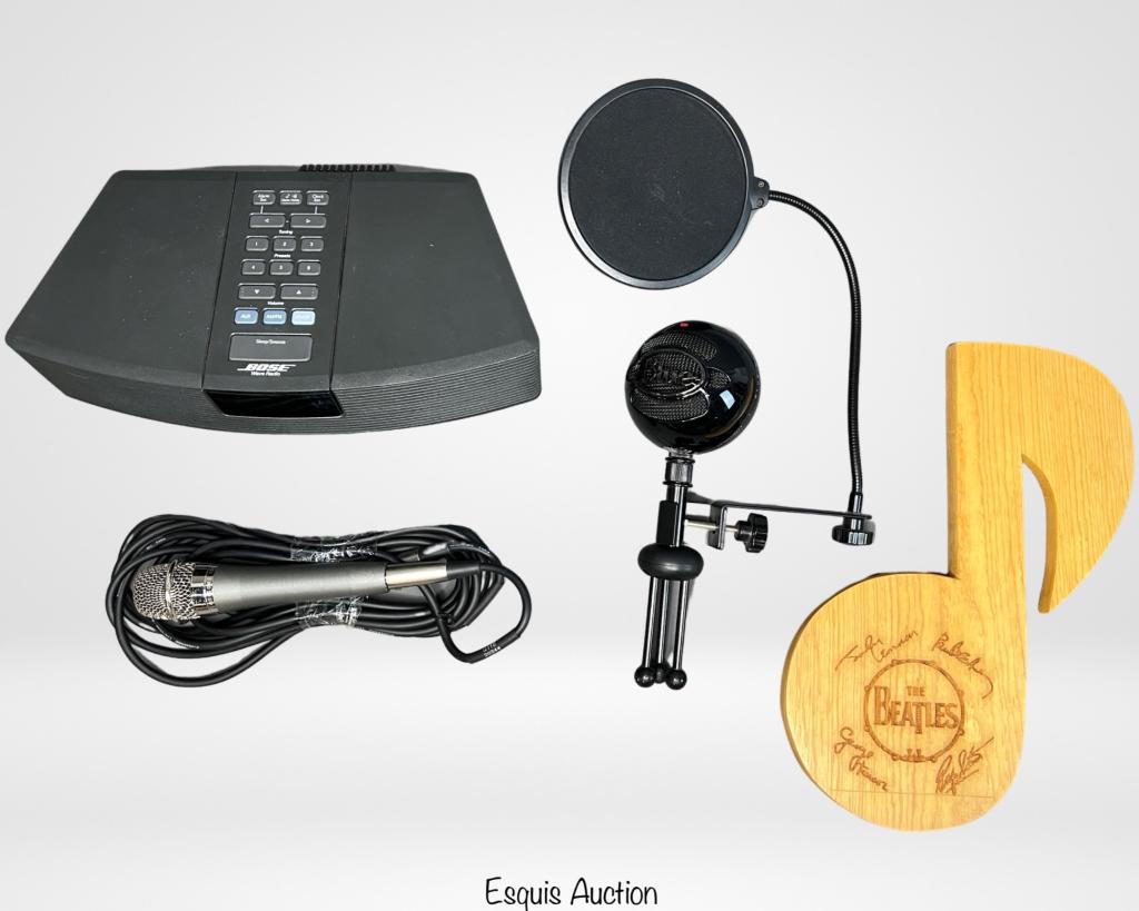 Bose Wave Radio & Blue Microphones, Beatles Wall (1 of 12)