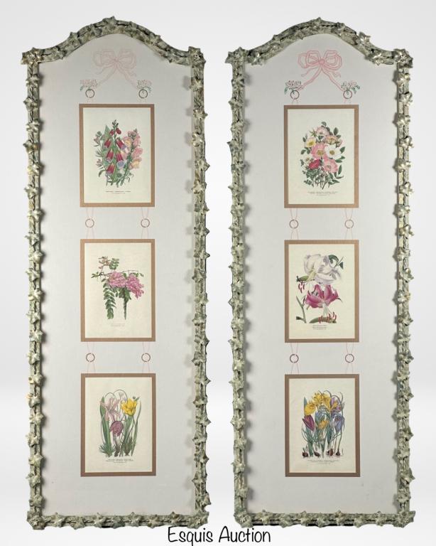 John RIchard- Pair of Botanic Print Collages (1 of 5)